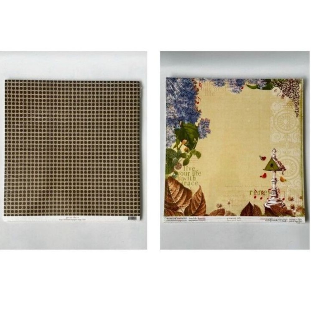 WEBSTER'S PAGES 25 sheets- Sweet Life "Home Sweet Home" DS 12x12 Scrapbo…